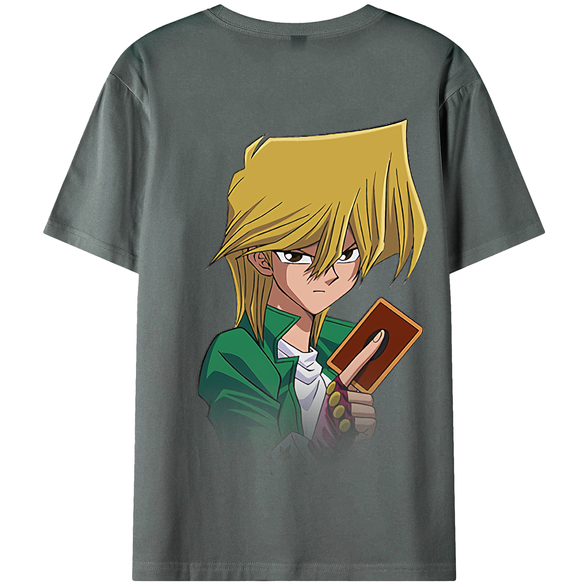 （画像用） 遊☆戯☆王 Yu-Gi-Oh! 綿100％半袖Tシャツ（背面プリント）